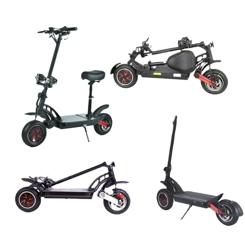 Trottinette électrique rapide à 2 roues pliable pour personnes âgées/2000W Trottinette électrique auto-équilibrante à gros pneus pour adultes