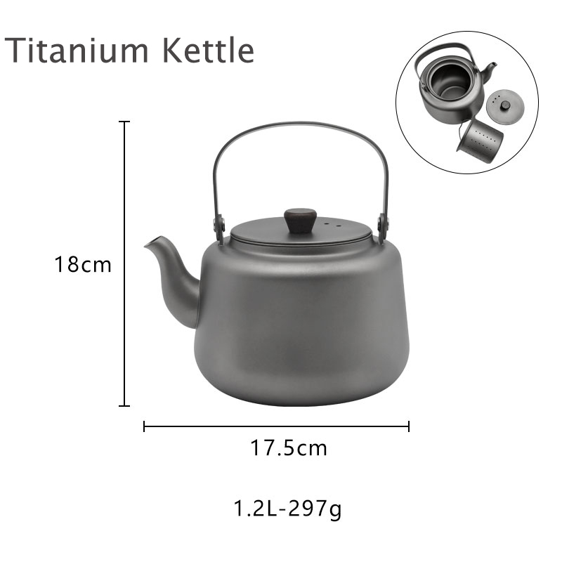 Titanium-1.2L Tea Pot