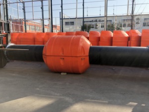 海洋项目疏浚MDPE塑料浮筒浮筒110毫米-1200毫米工厂价格用PU泡沫新原料 - Product Image 2