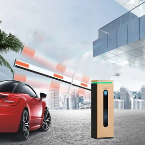 Cancello automatico della barriera di parcheggio con l'asta di gomma 6 metri della barriera dell'asta - Product Image 4