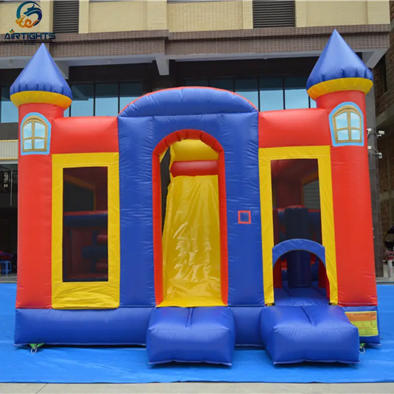 Combo de tobogán inflable gigante, comercial, 18 pies, alta resistencia, precio al por mayor, casa de rebote inflable en venta