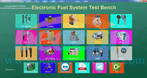Sistema de prueba de bomba de inyector CRS960s plus, estuche de ordenador, Software Electrónico de combustible diésel