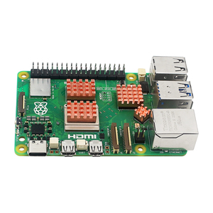 Son ahududu PI 5 bakır ve alüminyum alaşım soğutucular CPU radyatör soğutucu pasif soğutma isı emici seti için Rpi 5 - Product Image 1
