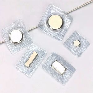 定制隐形缝纫可缝制隐藏式磁铁钕强磁钕铁硼衣服布袋聚氯乙烯磁性纽扣