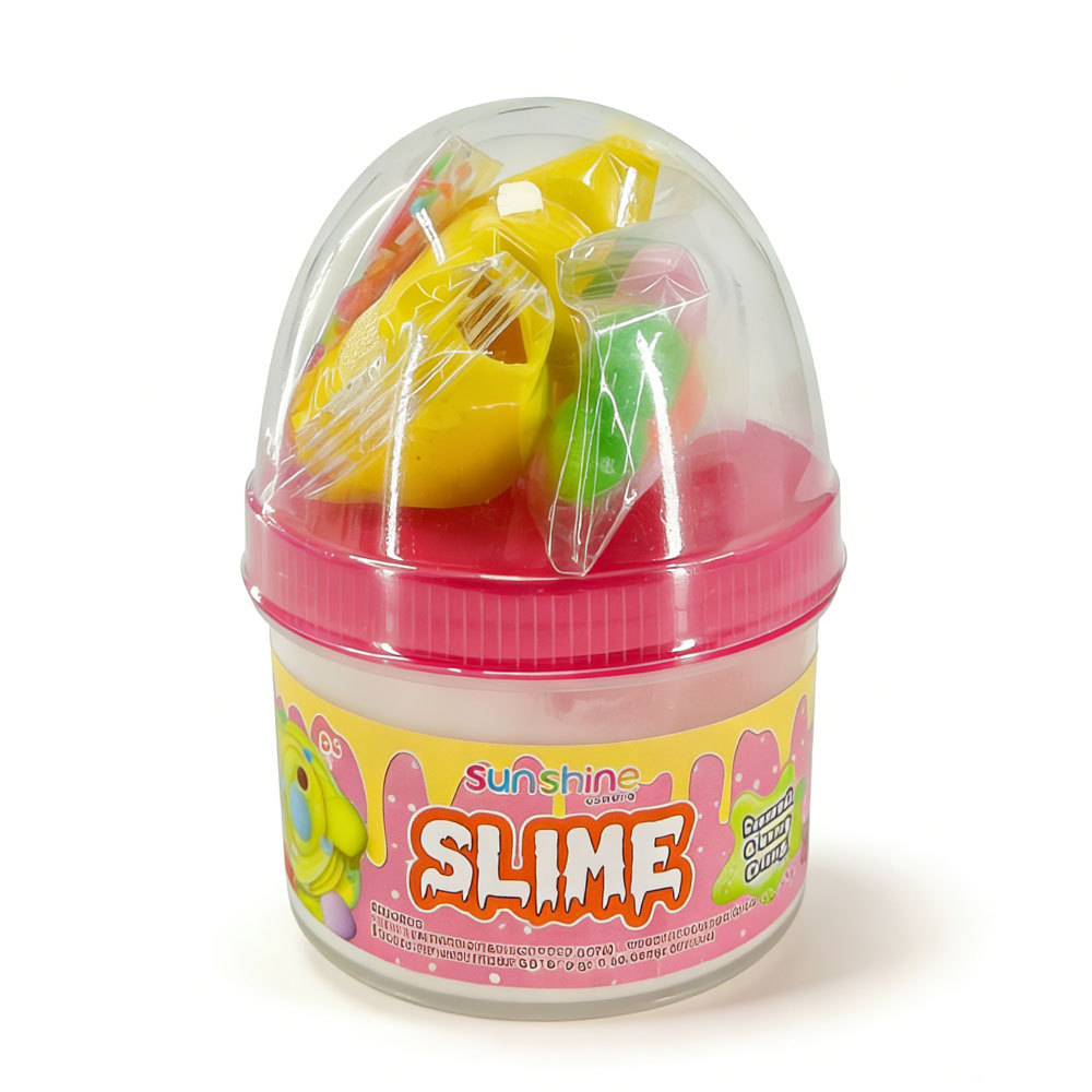 Slime au beurre blanc avec argile jaune à séchage à l'air