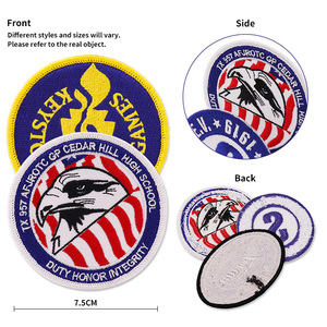 Custom Low Cost Production <strong>Boy</strong> <strong>Scout</strong> Letter Patch Embroidered Custom Fabric Patches Embroidery - Product Image 4