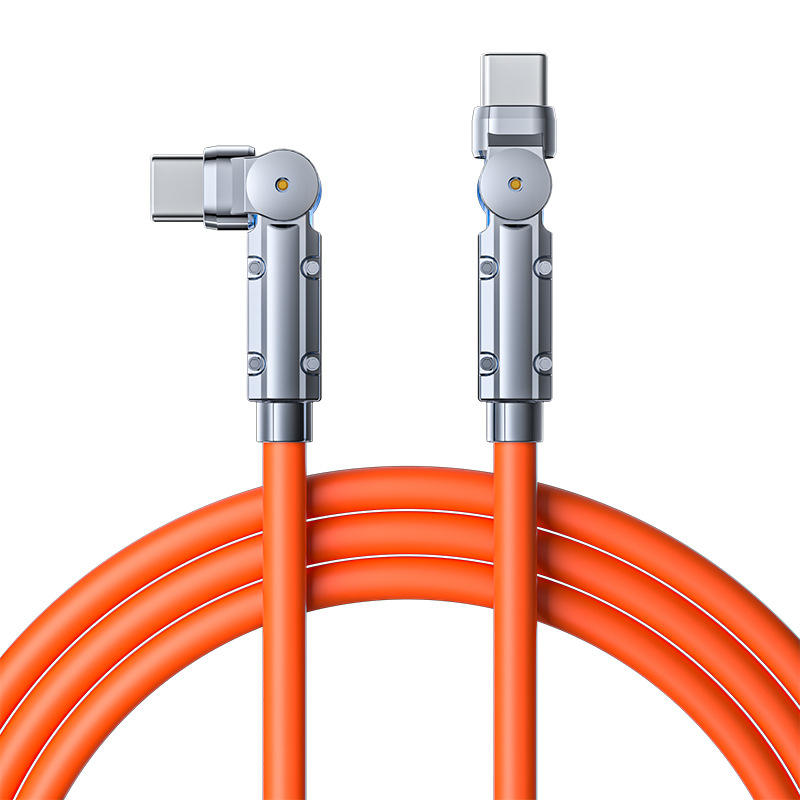 Véritable silicone double courbure c-c-orange