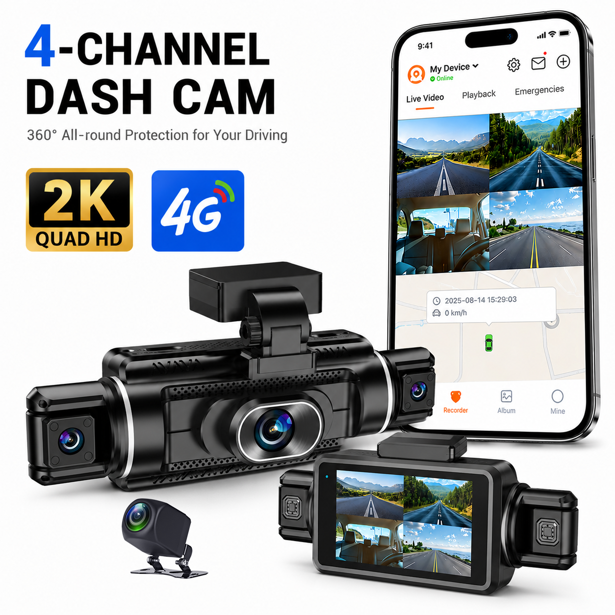 M77 with outdoor waterproof rear cam