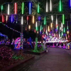 Solar Meteorenschauer led Zeichenleuchten-Lampe für draußen camping led-Wandlicht Garten Park Straße wasserdicht hängende Baumleuchten