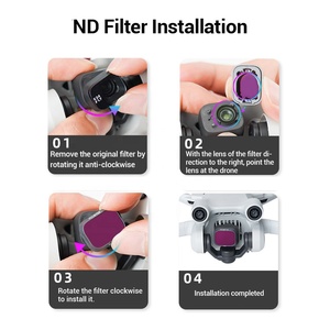 Drone filtreler ND filtreler set DJI Mini 3 Pro için ayrılmıştır ve ND16 ND64 - Product Image 4