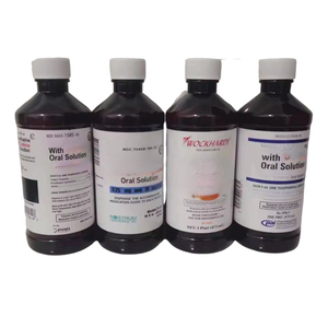 Wockhardt Tris hi-tech Actavis yapışkanlı etiket için tanımlanmış USP plastik şişe olarak boş 16oz yalın şurubu hafif dayanıklı konteyner