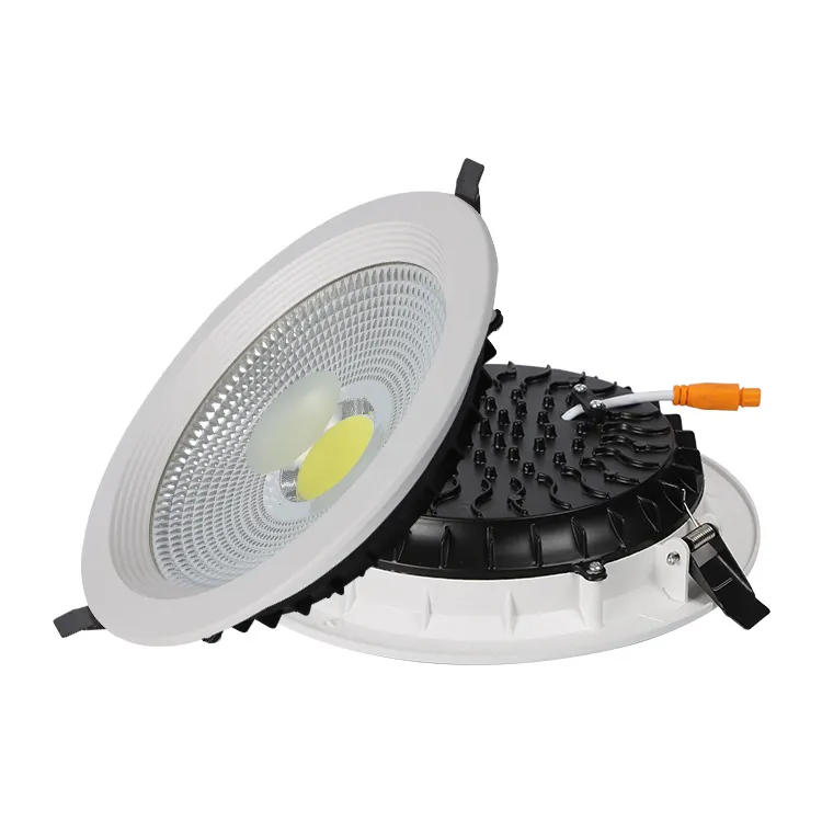 Factory indoor lighting led downlight COB recessed downlight aluminum housing 7W 15W 30W COB led downlight with double colorsPopular