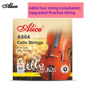 Cuerdas de traje de violonchelo Alice profesional 1-4 cuerdas de acero inoxidable y metal cruzadas antioxidantes 1-4 cuerdas - Product Image 3