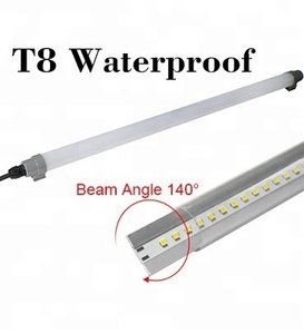 Hontech T8 LED ışık tam spektrum 20W kanatlı aydınlatma soğuk beyaz yayan LED tüp tavuk çiftliği için IP67 anma PC vücut - Product Image 4