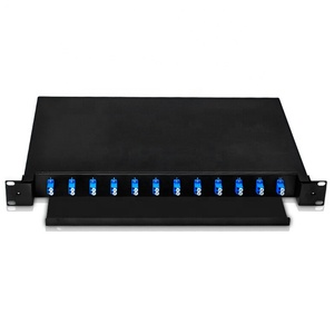 12 port 24 core drawer <strong>type</strong> distribution frame SC APC LC UPC Duplex ODF fiber optic <strong>patch</strong> <strong>panel</strong> - Product Image 5