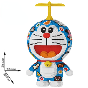 Bán Buôn Tùy Chỉnh Kim Cương Mirco Hạt 3D DIY Mô Hình Doraemon Phim Hoạt Hình Con Số Xây Dựng Khối Mini Câu Đố Bộ Đồ Chơi - Product Image 1