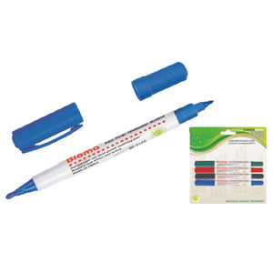 Benutzer definierte Dual Tips Permanent Marker auf Öl basis mit Meißel und runden Spitzen - Product Image 2