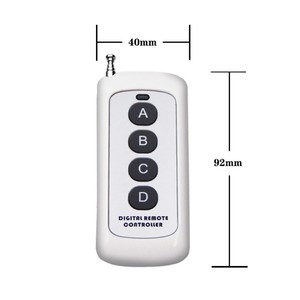 433MHz Fernbedienungs-Lerncode 1527 HF-Modul 4-Tasten-Antenne Reichweite Türöffner mit großer Reichweite Keine Klon fernbedienung - Product Image 4