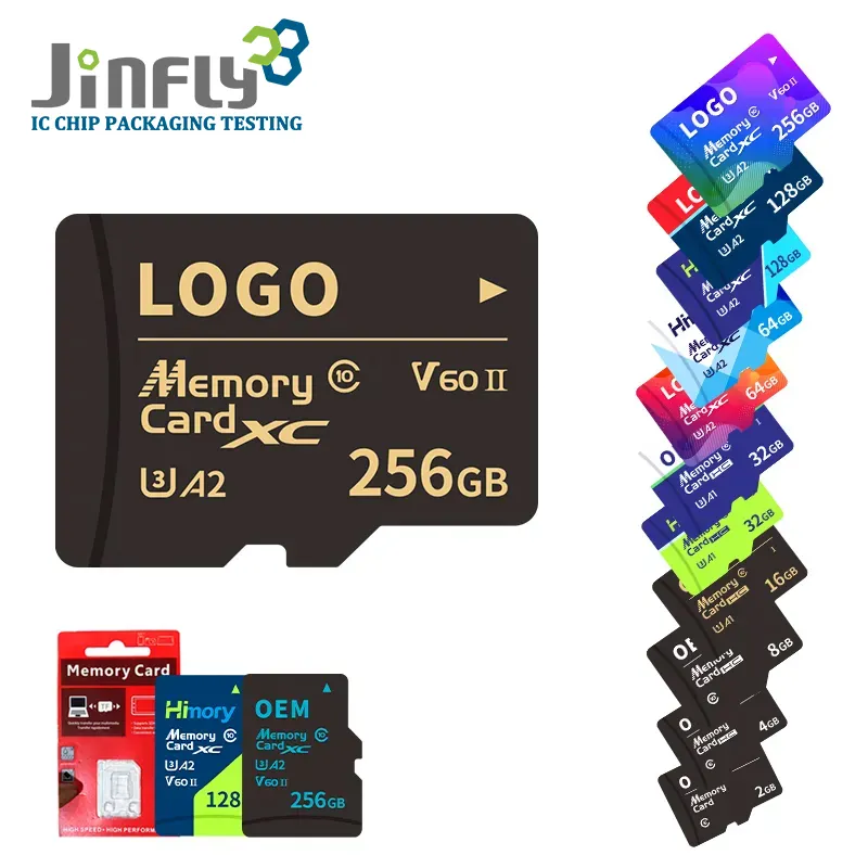 China Factory Wholesale 32Gb Sd Card Memory 64G 128G 256G 512Gb Memory Cards For All Cellphones