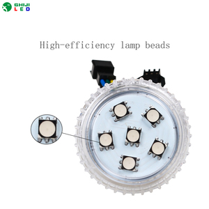DC12V новый дизайн адресуемый RGB светодиодный пиксельный модуль света 35 мм 6 светодиодов для аттракционов и точечного освещения - Product Image 2