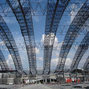 Sistema inteligente de construcción de hangar de acero ligero con tecnología de monitoreo integrada. - Product Image 1