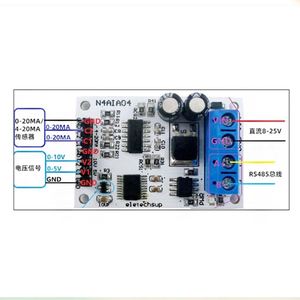 4-20MA Corriente a RS485 Módulo de conversión 5V 10V Voltaje Adquisición analógica Modbus RTU para instrumentos PLC - Product Image 2