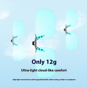 Kẹp trên lật lên cho kính theo toa kính râm mù màu yếu điều chỉnh daltonism đỏ xanh mù Kính mắt - Product Image 3