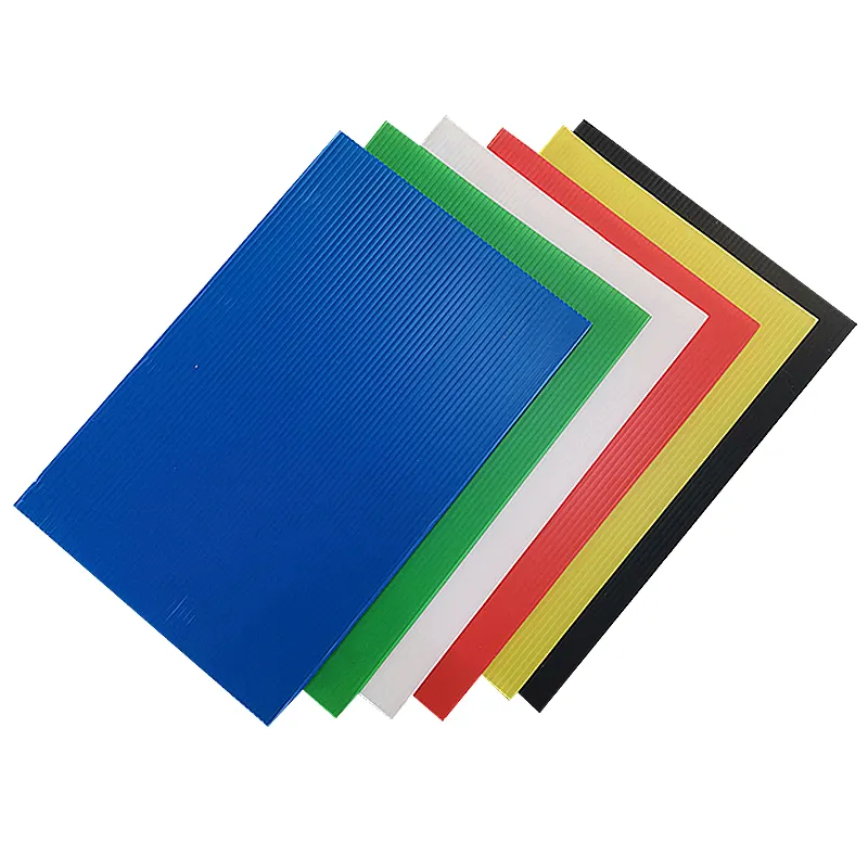 다채로운 PP 중공 골판지 플라스틱 보드/Corflute/Correx/Cartonplast/Coreflute 시트
