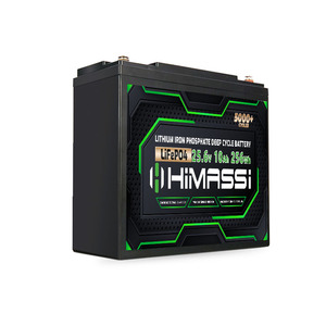 LiFePO4 25.6V 24V 10Ah电池10A BMS 256Wh磷酸铁锂电池，用于房车离网机器人车轮 - Product Image 6
