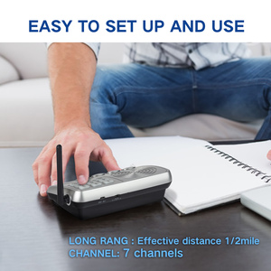 Hosmart <strong>Wireless</strong> 2 <strong>Way</strong> <strong>Intercom</strong> <strong>System</strong> for Home 1/2 Mile Long Range <strong>Wireless</strong> Voice <strong>Intercom</strong> for Office - Product Image 3