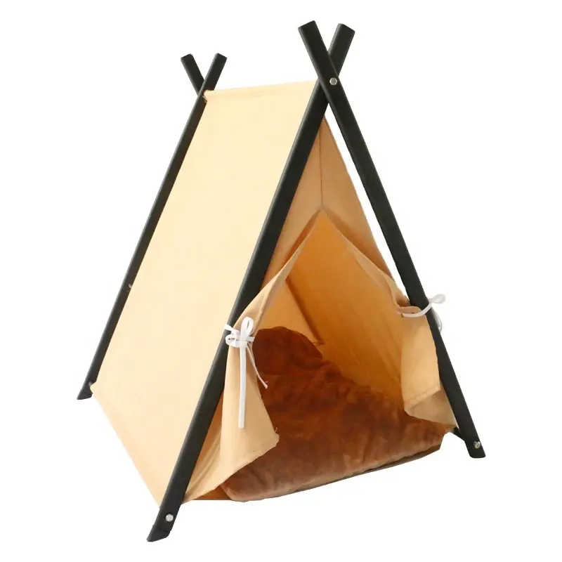 Tenda per animali domestici tenda per cani con tenda impermeabile portatile imbottita spessa cucciolo di cane gatti e conigli