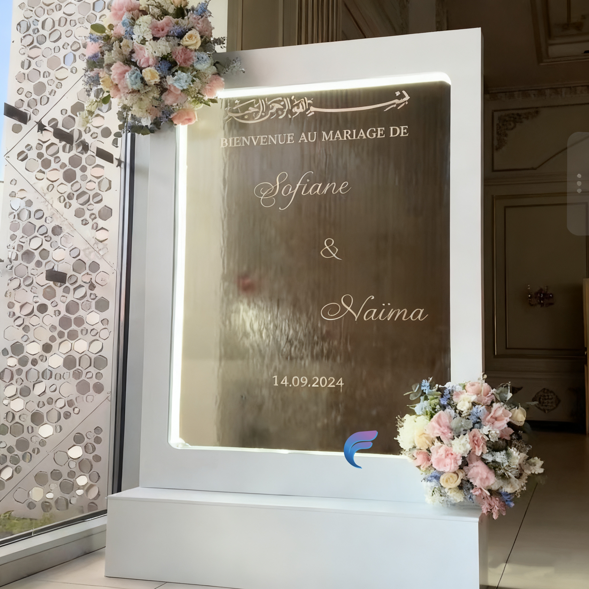 Acrylic white Frame