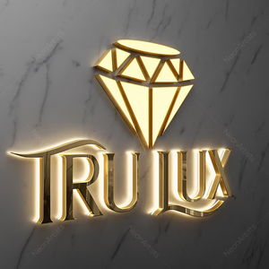 LC kênh chuyên nghiệp chữ ký tùy chỉnh 3D Acrylic LED chiếu sáng ngoài trời kinh doanh biển chữ dẫn đăng ký cho doanh nghiệp - Product Image 3