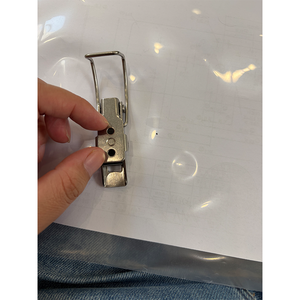 Oem Tùy Chỉnh Thép Không Gỉ Mùa Xuân Nạp An Toàn Khóa Khóa Có Thể Điều Chỉnh Chuyển Đổi Khóa <span class=keywords><strong>Clip</strong></span> Chốt Thép Không Gỉ <span class=keywords><strong>Clip</strong></span> - Product Image 3