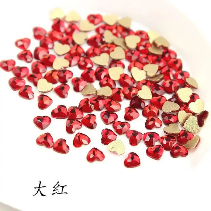heart 3mm red