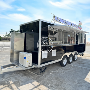 2025 Food Truck Food Cart Concession Taco Trailer Oven Food Truck With Full Kitchen