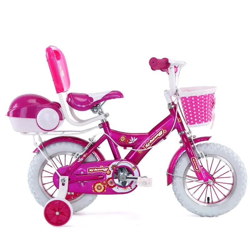12 polegadas, com cesta e rodas de treinamento (bicicletas para crianças)/crianças, venda imperdível