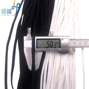 定制批发扁平圆形面罩带耳环线耳绳环弹性面罩耳环 - Product Image 5