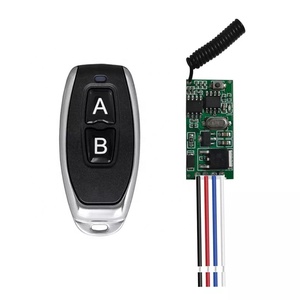 433 MhzRFリモートコントロールワイヤレススイッチDC3.6V 5V 12V 24V 1CHRFリレー受信機2CH送信機ドア電磁ロック用 - Product Image 1