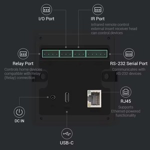 Панель управления умным домом 15,6 дюймов RK3566 настенное крепление Android Tablet с POE NFC четырехъядерный сенсорный экран для домашнего использования - Product Image 6
