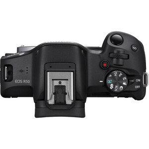 Tamamen stoklanmış yeni-Canon R50 için 18-45mm Lens (siyah) ile fotoğraf makinesi sevkiyat için hazır
