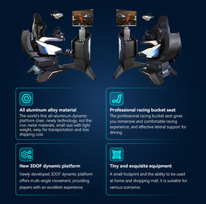 Phổ biến 3doof phong trào nền tảng xe buồng lái F1 trò chơi đua xe máy VR lái xe giả lập - Product Image 6