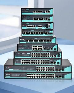 Wanglink POE anahtarı hızlı Ethernet anahtarı 4 8 16 24 port 10/100Mbps IEEE802.3af/at POE anahtarı IP kamera - Product Image 1