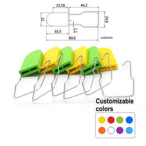 YDPL-009 dùng một lần nhựa giả mạo rõ ràng dây con dấu thép không gỉ ổ khóa con dấu an ninh con dấu - Product Image 6