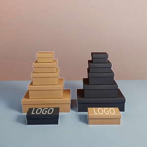 UV kaplama ile özel kağıt kutu zarif klasörler geri dönüşümlü oluklu katlanır Kraft kağıt ambalaj kutusu Logo baskılı - Product Image 1