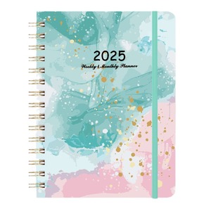 2025日程表A5笔记本高价值可定制纸质封面螺旋风格本周计划带外贸日记线圈书 - Product Image 5