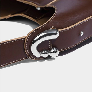 Yeni büyük kapasiteli gidip Tote çanta PU deri yüksek kalite basit koltukaltı çanta tasarımcısı moda lüks omuzdan askili çanta kadınlar için - Product Image 5