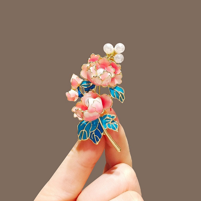 ดอกโบตั๋นสีชมพู# 15