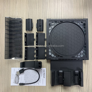 LD TYX-1622 şarj standı Xbox serisi X dikey stant 10 oyun kartı yuvaları kulaklık kanca denetleyici pil-yeni durum - Product Image 4