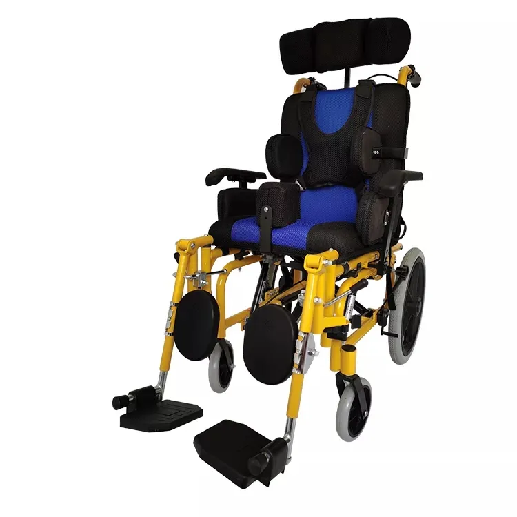 معدات إعادة التأهيل لوازم الأطفال الشلل الدماغي عربة ووكر celebral الشلل كرسي متحرك